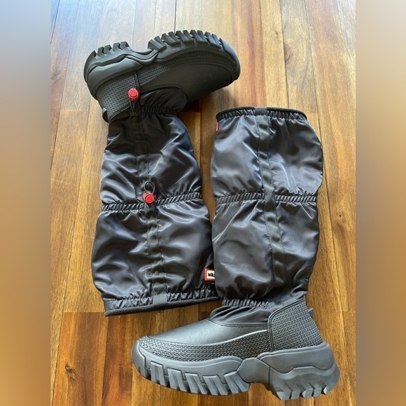 Hunter Wanderer Tall Snow Boots black - Picture 5 of 11